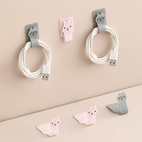 理线器数据线收纳神器桌面固定器