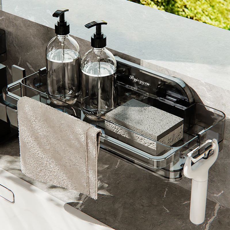 厨房置物架水槽抹布架收纳沥水架