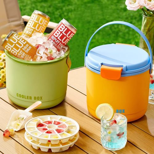 冰桶冰块模具户外露营保温保冷桶