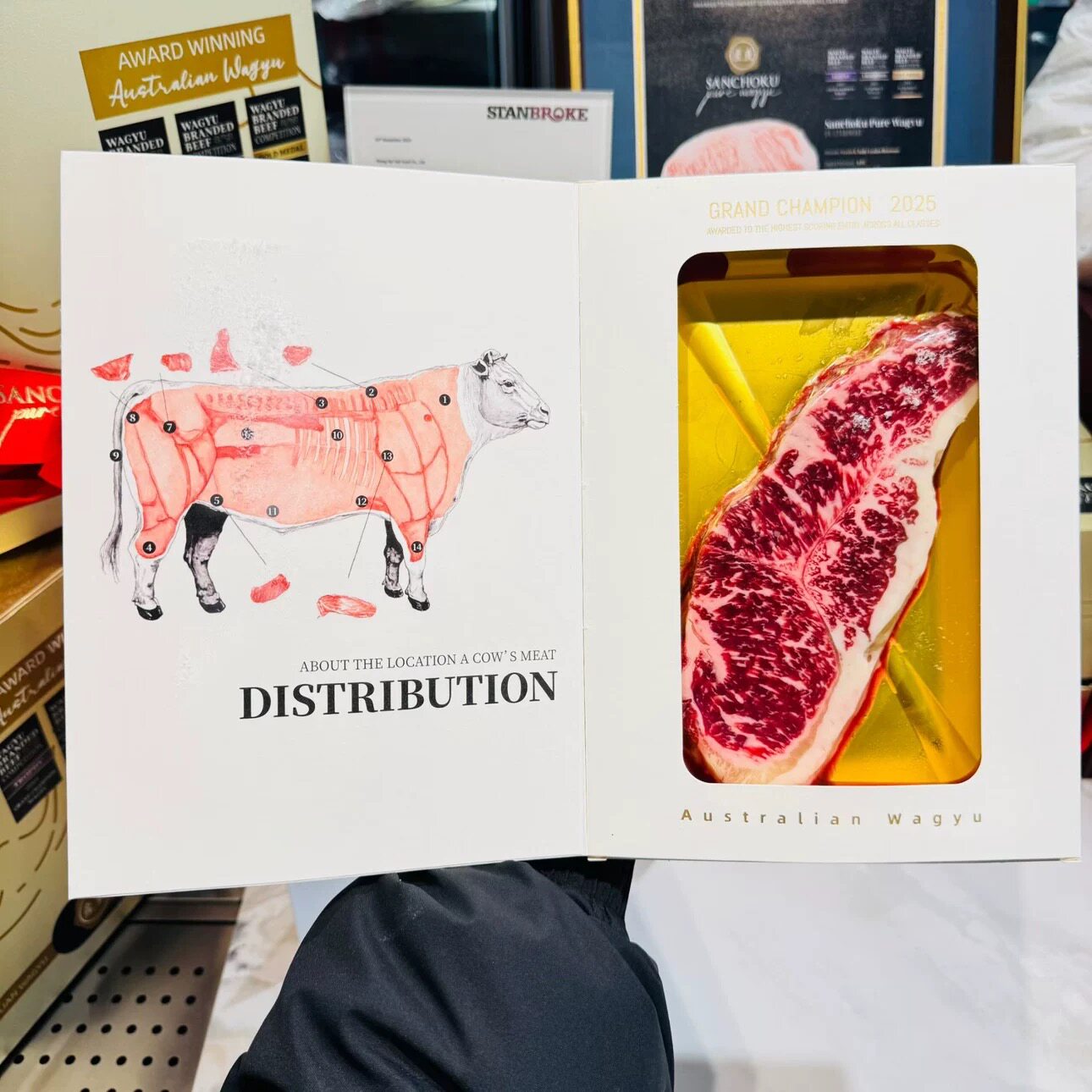 牛排盒和牛包装盒开窗翻盖白卡纸盒牛肉包装纸盒烫金印刷定制定做