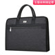SIMOER斯莫尔B4文件加宽事务公文包水杯黑行政14寸电脑包定制537