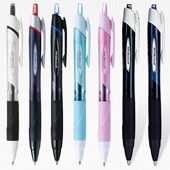 日本uni三菱铅笔SXN 1.0细中油笔 0.7 150按动圆珠笔顺滑0.38 0.5