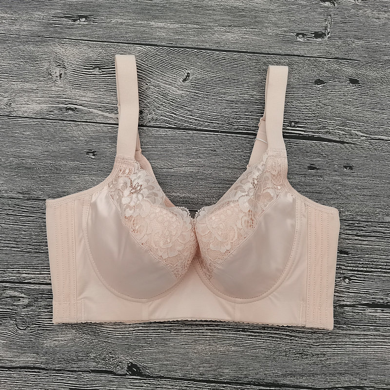 薄款软钢圈光面聚拢调整型文胸