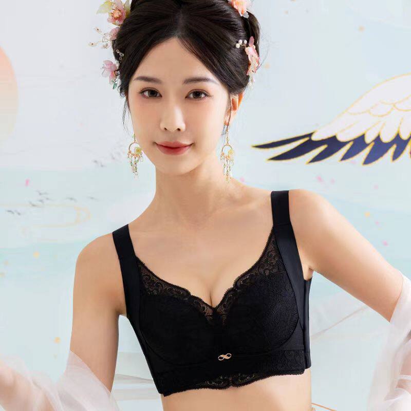 特价清仓80B85C中厚杯有钢圈上托定型聚拢文胸四排扣调整型内衣女