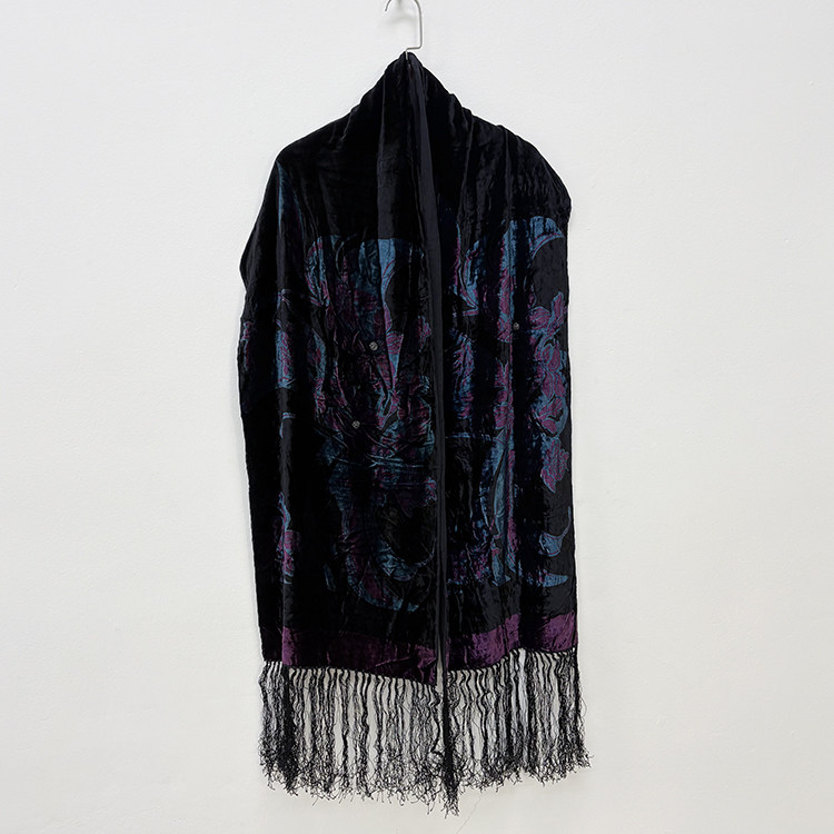 多色入 2件包邮 真丝丝绒提花长丝巾围巾 桑蚕丝长巾女A-22