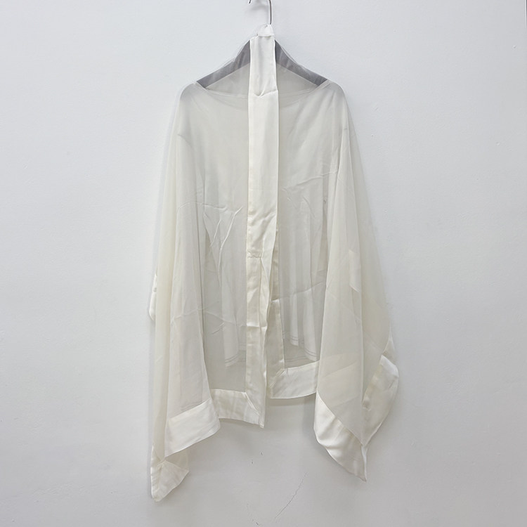 2件包邮 多色入 外贸单 真丝长丝巾 桑蚕丝围巾搭配长巾女春秋A-2