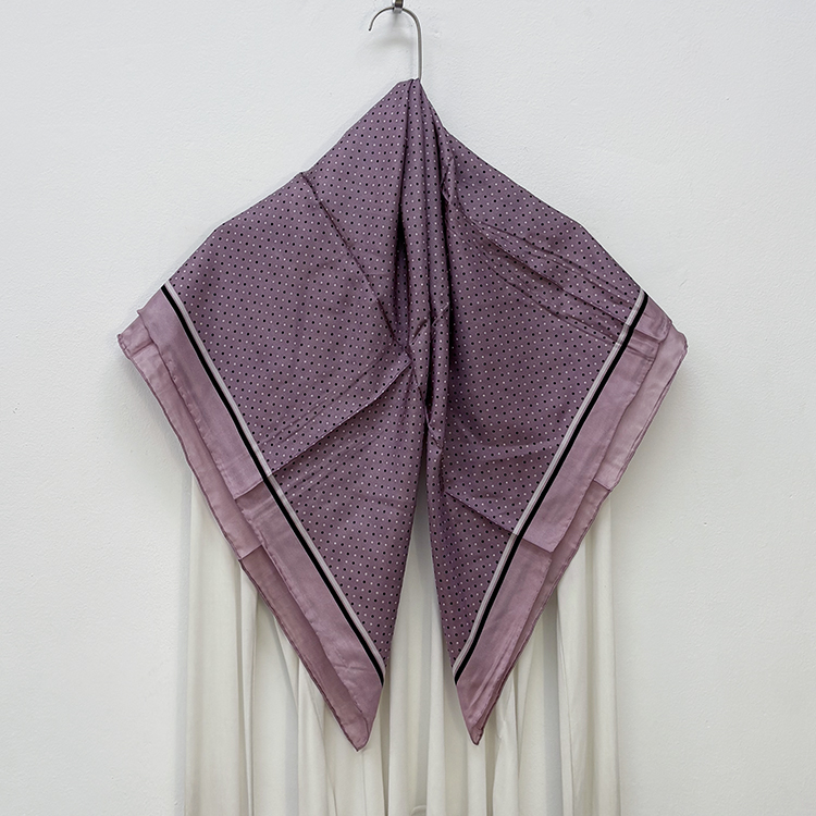 多色入 外贸真丝电力纺印花手工卷边大方巾 桑蚕丝丝巾围巾女秋冬