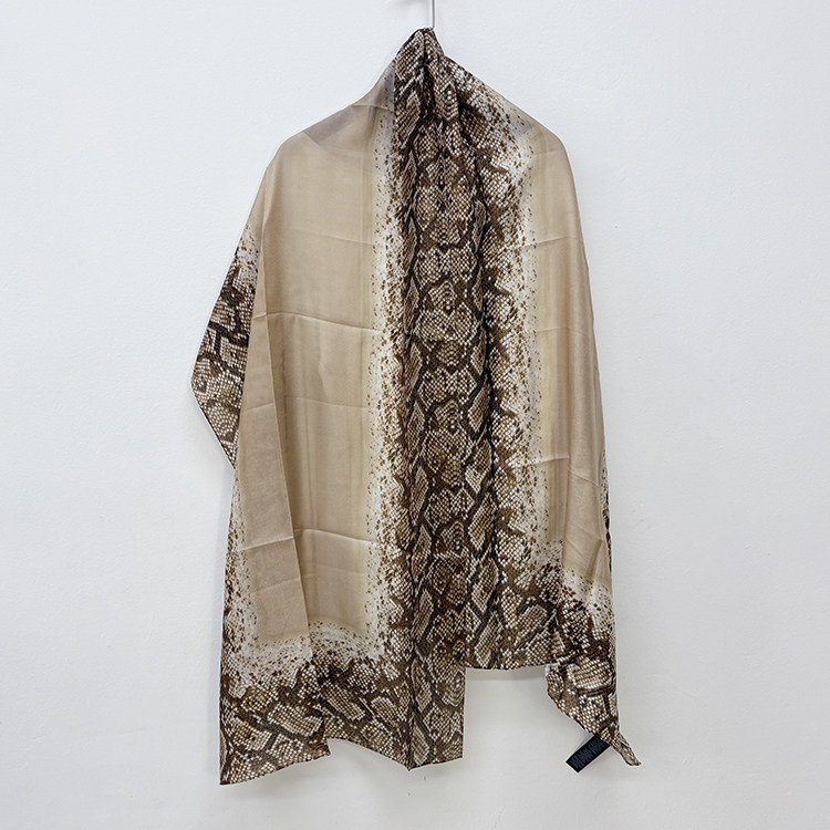 2件包邮 多色入 外贸单 真丝长丝巾 桑蚕丝围巾搭配长巾女春秋A-3