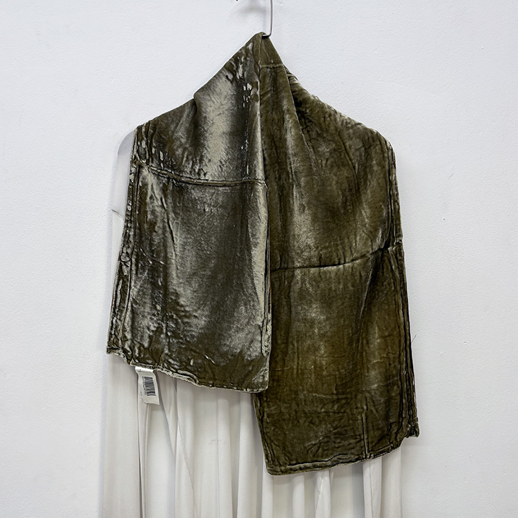 多色入 2件包邮 真丝丝绒窄长条丝巾围巾 双层桑蚕丝小领巾女A-9