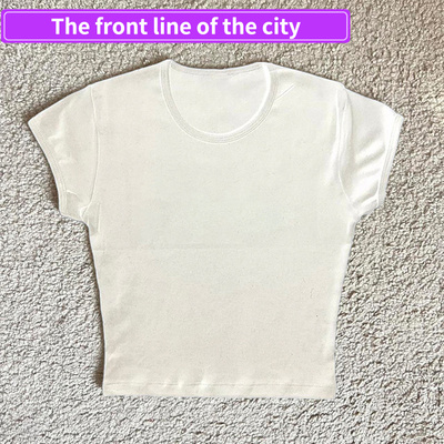 PrintedV-neckstraplessoff-shou