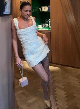 Sexy camisole sequin slim fit dress for womenGY25035甜美可爱