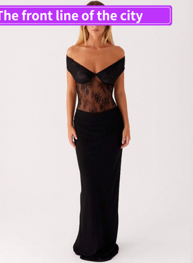 Embroidered Women's Fitted Bodysuit Sexy Stra春夏网纱透视V领