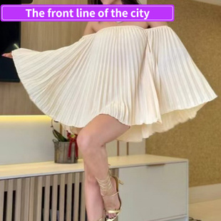 Fashion Strap Split 半身裙 for Women露肩纯色小短裤 Dress Sexy