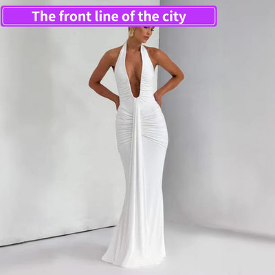 Strapslimmingpartyslitsexylong