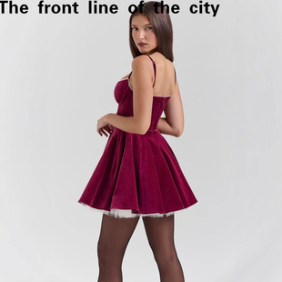 slim hugging fit hip dress辣妹圣诞港风复古显白辣妹 sexy Lace