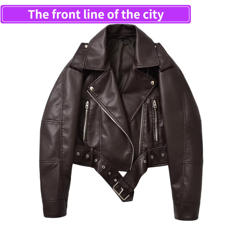 Loosejacket,fashionableleather图片
