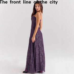 sexy hip hugging Lace 吊带欧美薄纱正式 fit dress新款 礼服 slim