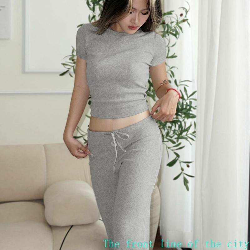 Printed sexy vest slim fit skirt set2024时尚休闲短袖上衣修身