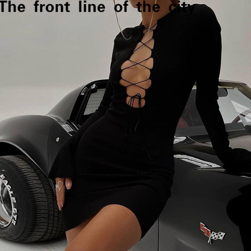 Laceslimfitsexyhiphuggingdress