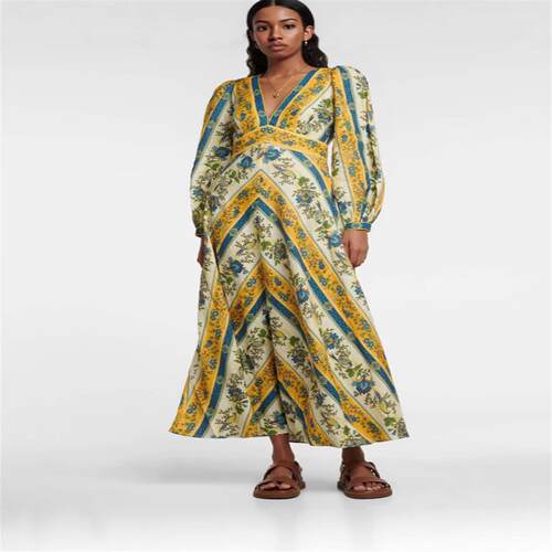 Sexy printed lace up vacation top set women's dress夏季亚马