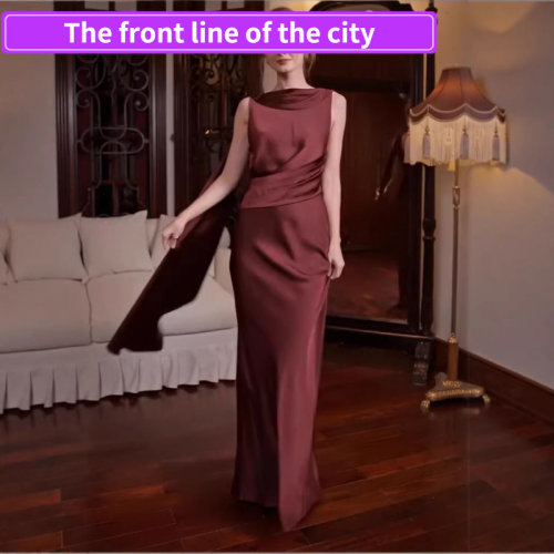 SexySplitStrapFashionDressforW
