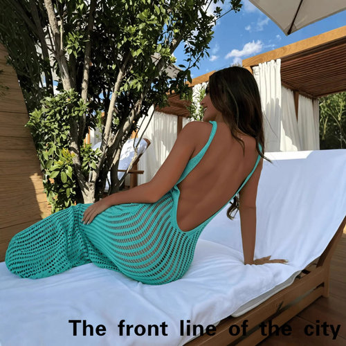Sexyslimfitvacationchiffonlong