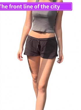 Embroidered Women's Fitted Bodysuit Sexy Stra系带高腰休闲直