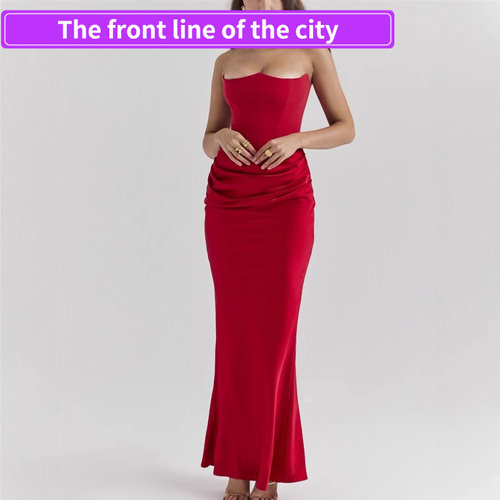 Strapslimmingpartyslitsexylong