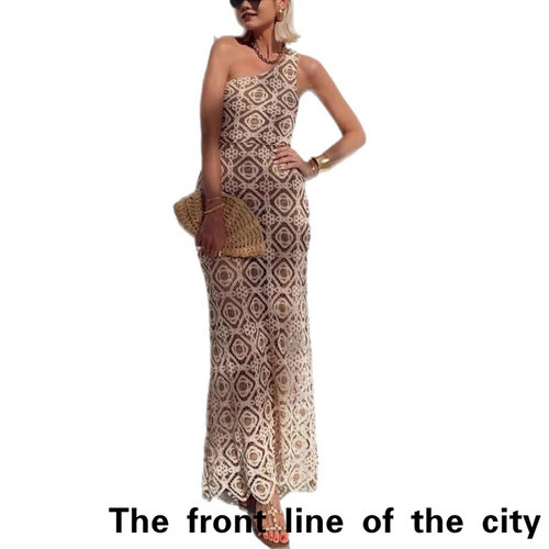 SexySplitBubbleSleeveTiedDress