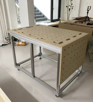 铝型材木工桌mft桌子