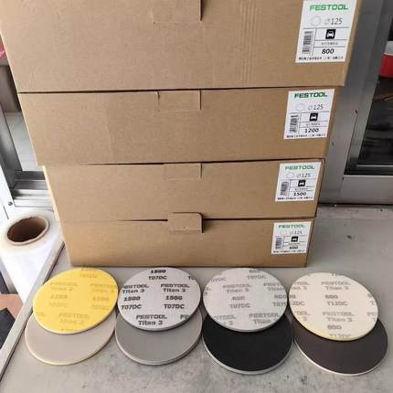 德国进口festool砂纸海绵砂纸费斯托砂纸漆面打磨细磨水磨抛光