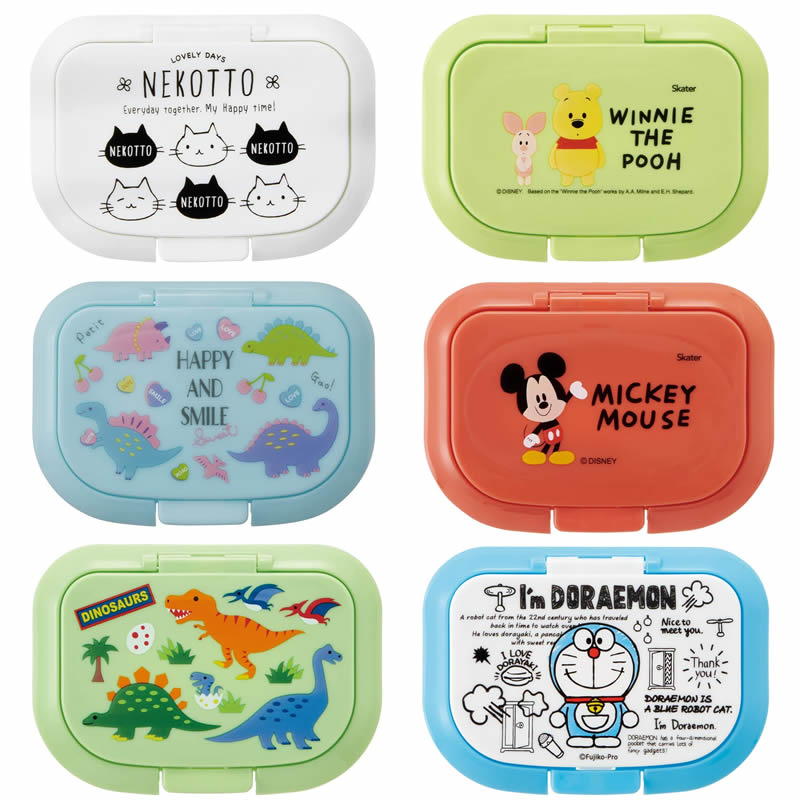 日本本土skater湿巾翻盖式便携湿纸巾盖子防干燥污染可重复