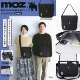 樱子日本购宝岛社限定MOZ特别版 黑色大容量单肩斜挎包电脑包ins潮