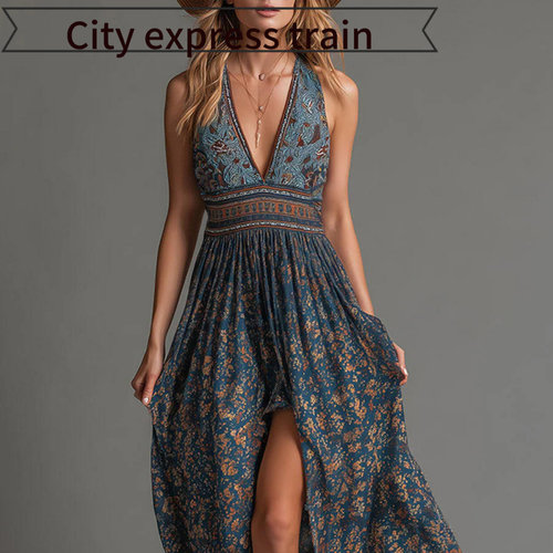 SexyV-neckstrapslimsatindress
