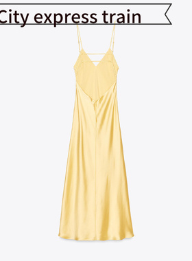 Women's Strapless Bodycon Sexy Bow Dress 露背丝缎质感吊带连