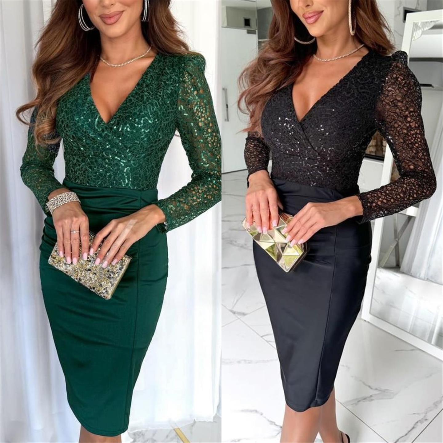 Loose home printed sexy pajamas for women连衣裙 亚马逊性感亮