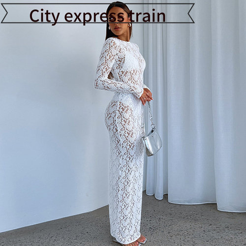 Straplessslimfitsexyslitdressf