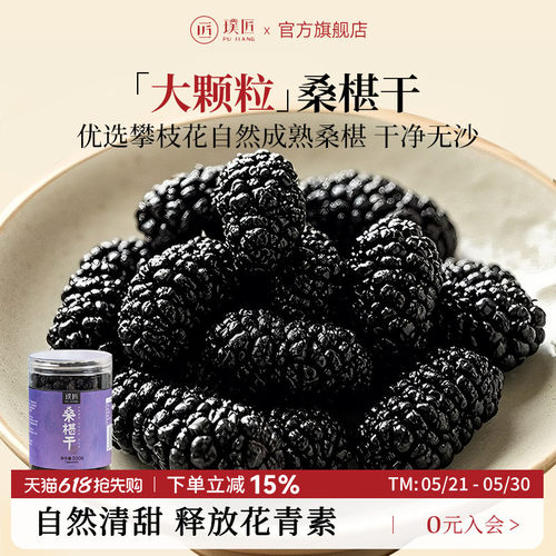 璞匠黑桑葚干果干零食桑果干