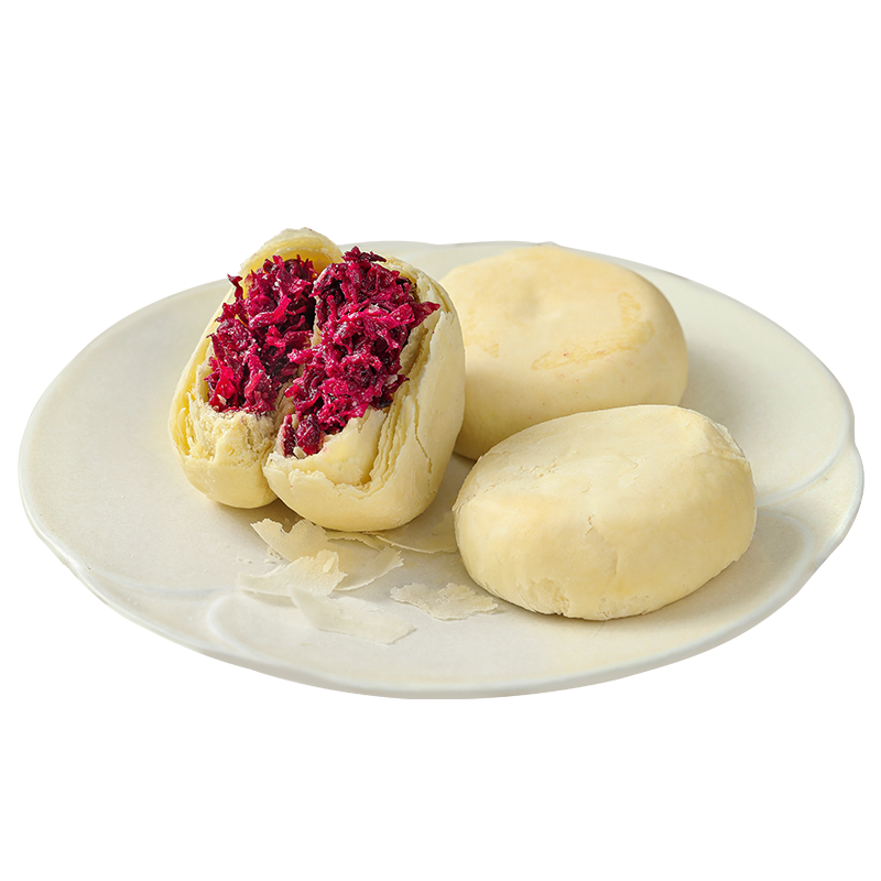 璞匠现烤传统糕点玫瑰鲜花饼