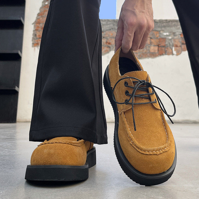【商场同款】cleanfit小众设计感大头鞋美式复古皮鞋男英伦风厚底,流行男鞋,休闲皮鞋,淘宝优惠券,粉丝福利购,淘宝优惠卷