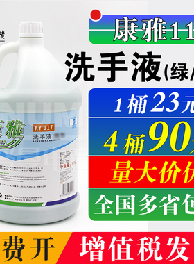 白云康雅洗手液KY117粉红色 清洁泡沫洁净酒店宾馆家用大瓶桶装