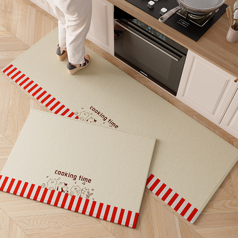 2026新款厨房地垫家用吸水脚垫可擦免洗防水垫防滑防油专用垫子,居家布艺,厨房地垫,淘宝优惠券,粉丝福利购,淘宝优惠卷
