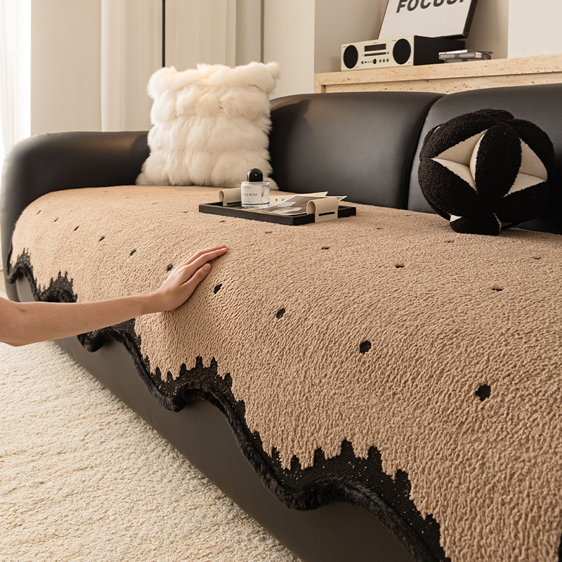 冬天加厚沙发垫毛绒保暖坐垫