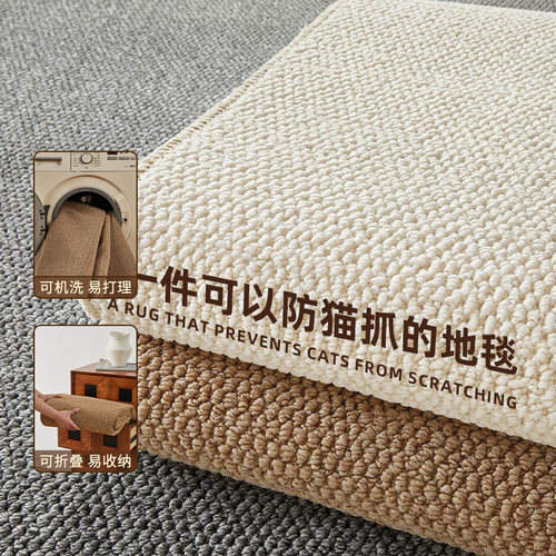 【可机洗】仿剑麻地垫入户门垫