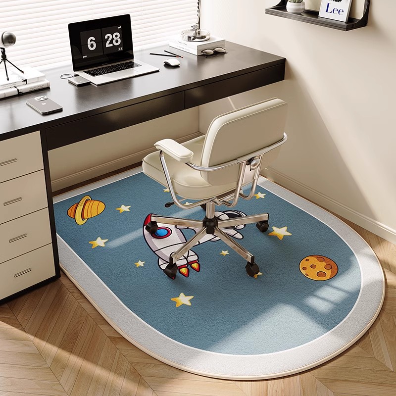 电脑书房卧室地垫防滑卧室脚垫