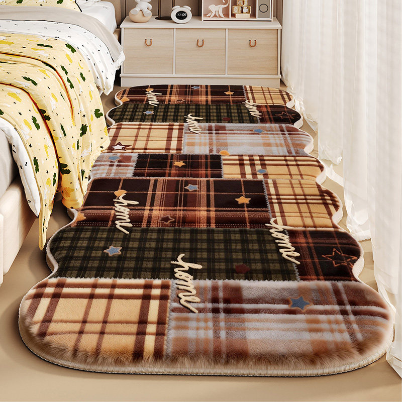 卧室床边地毯高级感舒适加厚专用主卧地垫房间儿童床边毯2026新款,居家布艺,床边毯,淘宝优惠券,粉丝福利购,淘宝优惠卷