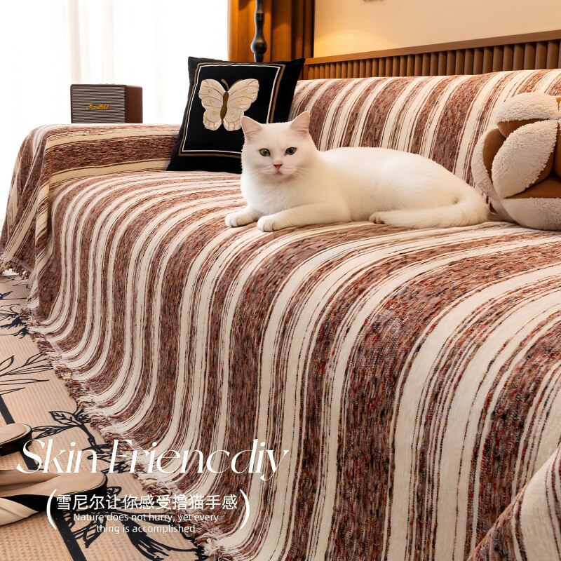 2025冬新款防滑防猫抓全盖沙发巾