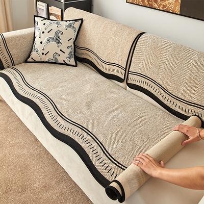 高级感皮沙发垫四季通用