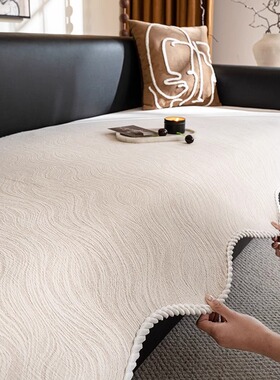 2026新款四季沙发垫高级感雪尼尔盖布巾一片式夏季防滑坐垫子套罩