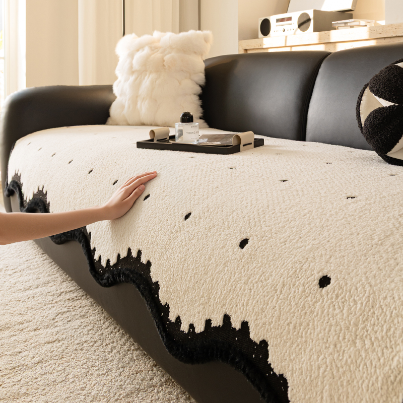 冬天加厚沙发垫毛绒保暖坐垫